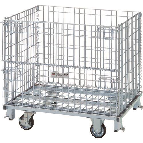 TRUSCO ネットパレット車輪付 1000X800X935 500kg TNP-3NS