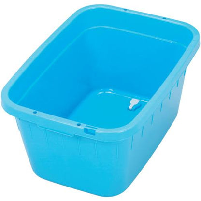 TONBO 角型タライジャンボ 水抜栓付 ブルー 60L 799