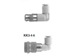 ワンタッチ管継手付エルボタイプ(5個入) ＜KK-S-L＞