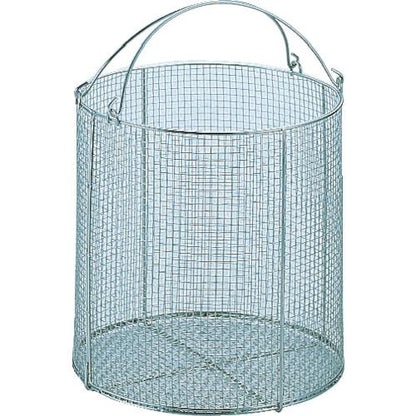サンワ ステンレス丸型洗浄カゴ 特中 SM-25