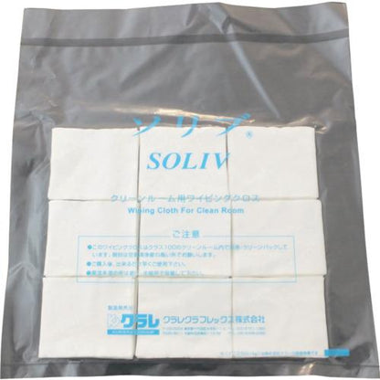 クラレ クリーンルーム用ワイパー ソリブ 60mm×70mm(1Cs(箱)＝1000枚入) SOLIV-0607