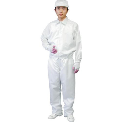 ブラストン ジャケット(衿付)-白-4L BSC-41001-W-4L