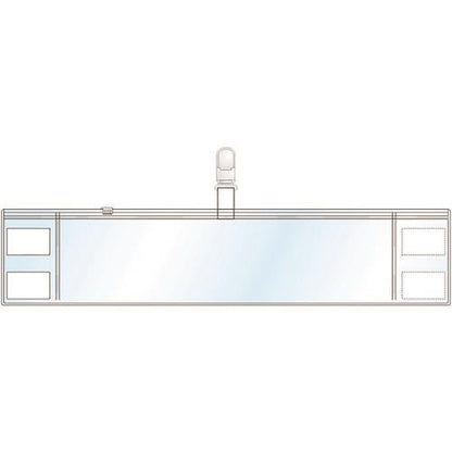 ユニット クリーンルーム用腕章(透明) 特殊塩ビ 94×400 848-60