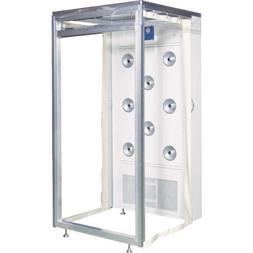 コトヒラ 簡易ブース付エアシャワー 片吹きタイプ 風量10m/min 間口1060×1000×2035mm KAS-SS08