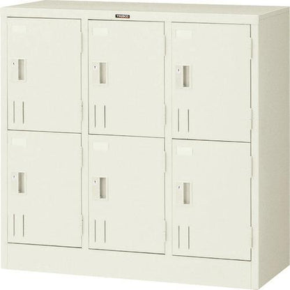 TRUSCO 多人数用ロッカー6人用 900X415XH880 シリンダ錠式 SHG6A