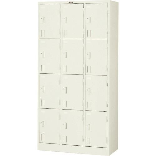 TRUSCO 多人数用ロッカー12人用 900X380XH1790 シリンダ錠式 SVG12A