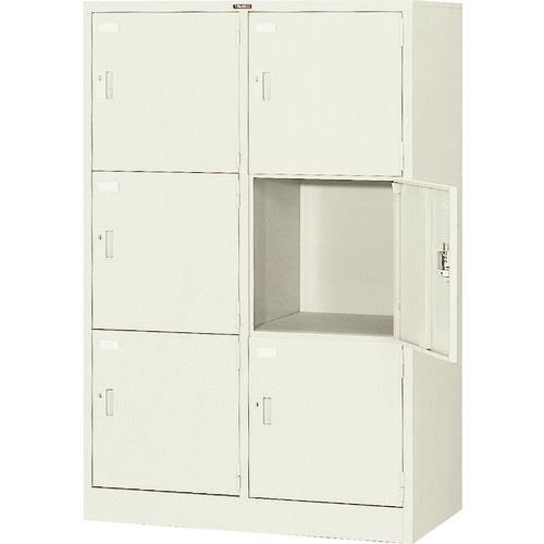 TRUSCO 多人数用ロッカー6人用 900X515XH1373 シリンダ錠式 SVG6LA