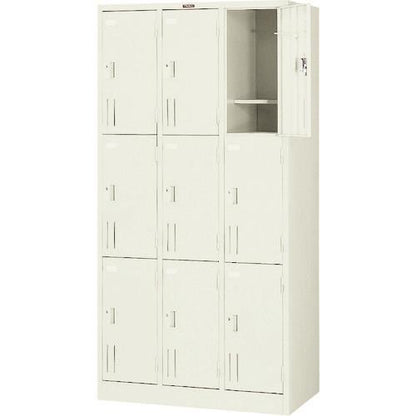 TRUSCO 多人数用ロッカー9人用 900X515XH1790 シリンダ錠式 SVG9A