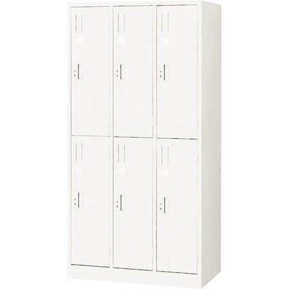 TRUSCO スタンダードロッカー 6人用 900X515XH1790 W色 WL67