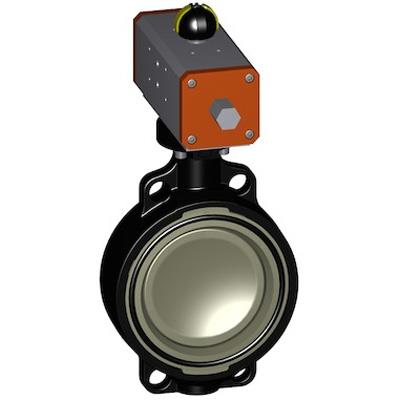 240型　空気式自動バタフライバルブ　複作動式　ウェハー式　＜199　240＞