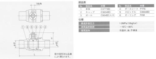 S3型(ソルダー)ボールバルブ 黄銅製 お買得パック ＜S3＞