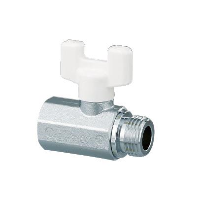 AE3型ボールバルブ メッキ付 黄銅製 日本水道協会認証登録品 ＜AE3-M-S＞