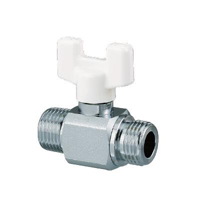 AE1型ボールバルブ メッキ付 黄銅製 日本水道協会認証登録品 ＜AE1-M-S＞