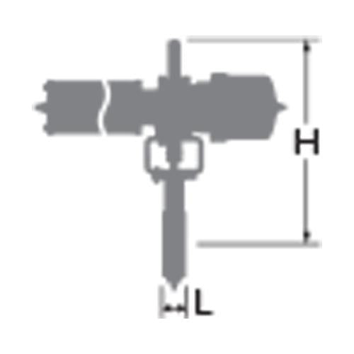 鋳鉄製D型ダンパー ＜KITZ-BS-10＞