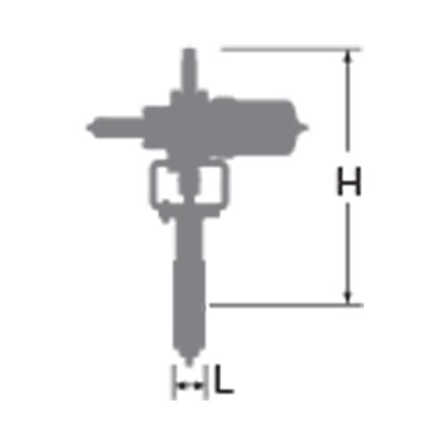 鋳鉄製A型ダンパー ＜KITZ-B-10A＞