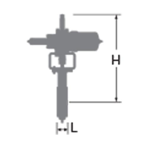 鋳鉄製D型ダンパー ＜KITZ-B-10D＞