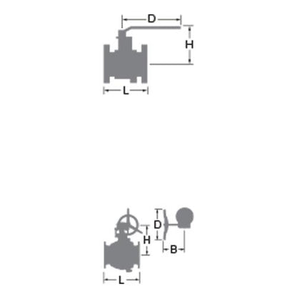 炭素鋼メタボール(フルボア形) ＜KITZ-20SCT＞