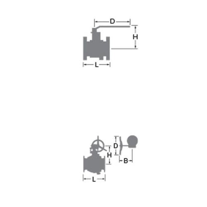 炭素鋼メタボール(フルボア形) ＜KITZ-10SCT＞