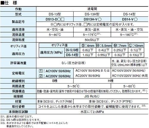 電磁弁(桃太郎MiNiシリーズ(水・空気・油用) ＜DS13-D＞