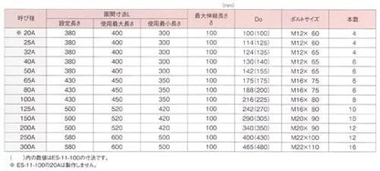 伸縮管継手 ＜ES-10-100＞