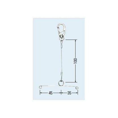 ビニテホルダー(ビニルテープ吊り下げワイヤーホルダー) ＜BT-MH＞