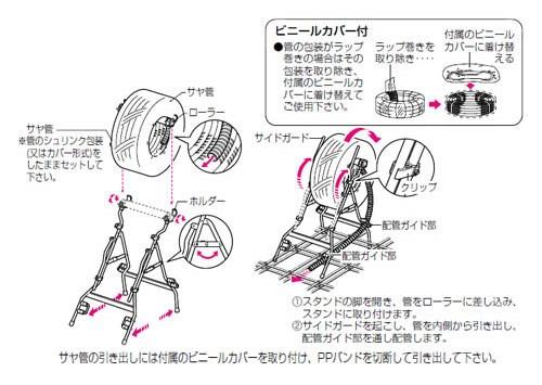 楽だしスタンド(CD管・PF管配管用スタンド) ＜RDS-1＞