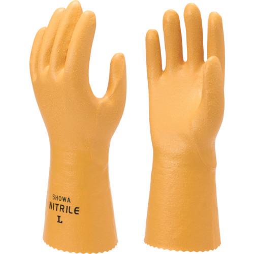 SHOWA ニトリルゴム手袋 No771水産ニトローブ30 イエロー Lサイズ NO771-L