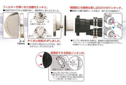 一口循環口(樹脂製) アングルタイプ ＜GBLJ-＞