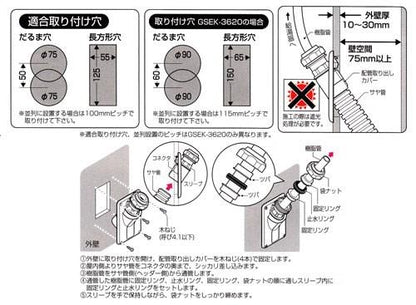 配管取り出しカバー ＜GSEK＞