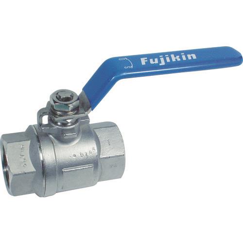 フジキン ねじ込みボール ステンレス鋼製 3.92MPa フルボアタイプボール弁 15A(1/2) UBVNF-14D-R