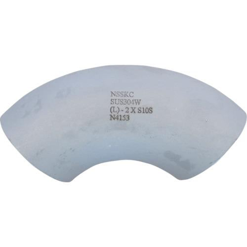 ベンカン機工 S90L10Sステンレス鋼製エルボロング90°100A S90L-10S-100A