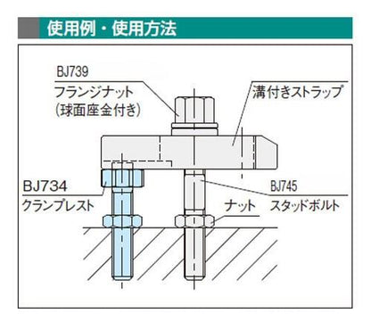 クランプレスト ＜BJ734＞