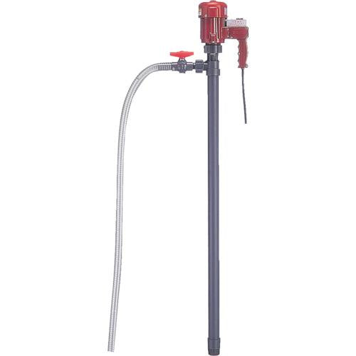 KUK ドラム缶用ポンプ 電動式ハンディポンプ(SUS製、高回転モータ付) 吐出量110L/min 揚程7.5m HP-501S