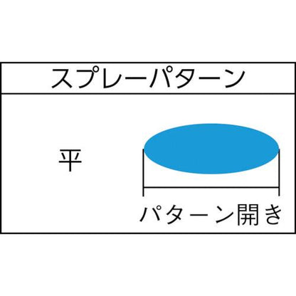 アネスト岩田 小形スプレーガン 重力式 ノズル口径Φ1.0 0.4kW 空気使用量75L/min W-61-1G