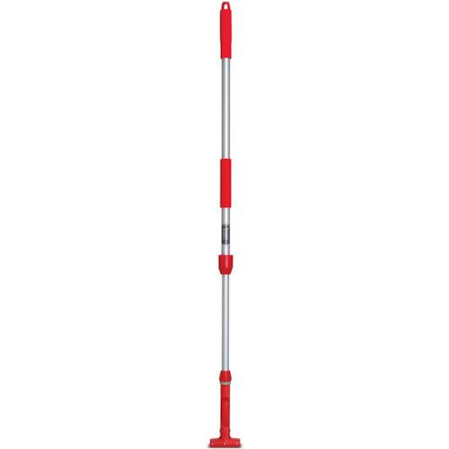 テラモト FXハンドルアルミ伸縮柄 1110～1800mm レッド CL-374-100-2