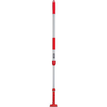 テラモト FXハンドルアルミ伸縮柄 1110～1800mm レッド CL-374-100-2