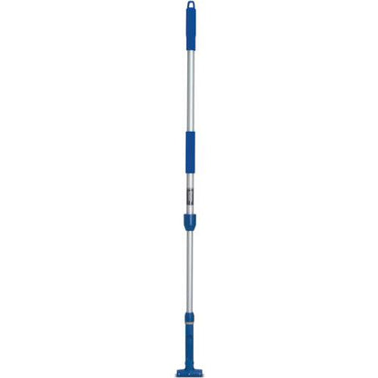 テラモト FXハンドルアルミ伸縮柄 1110～1800mm ブルー CL-374-100-3