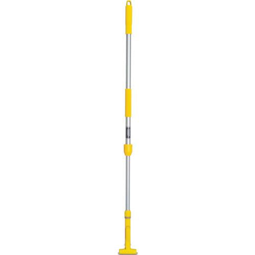 テラモト FXハンドルアルミ伸縮柄 1110～1800mm イエロー CL-374-100-5