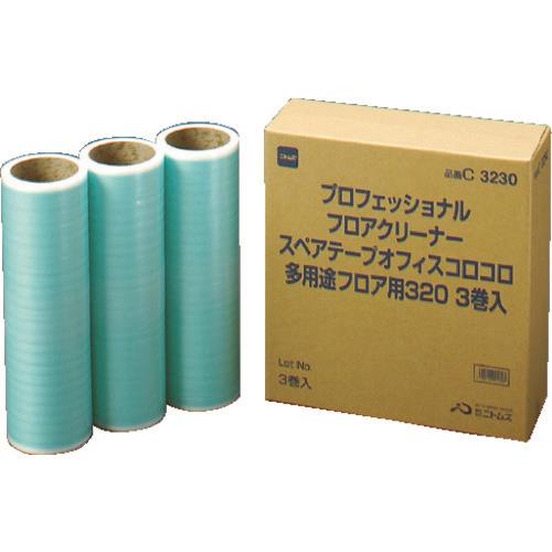 ニトムズ オフィスコロコロスペアテープ 多用途フロア用320mm1箱(3巻入) C3230