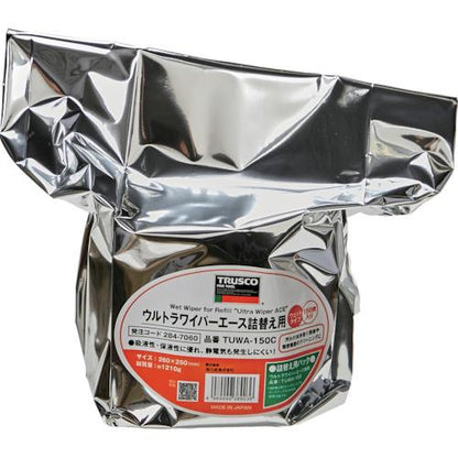 TRUSCO ウルトラワイパーエース ウェットタイプ 詰替用 150枚入 TUWA-150C