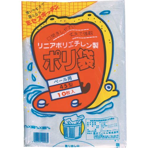 積水 45型ポリ袋 透明 ＃1 N-9609