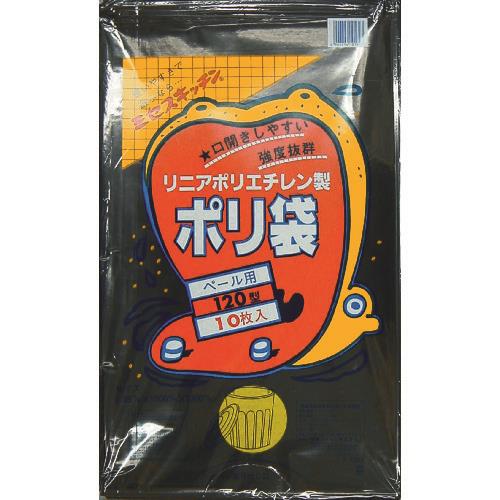 積水 120型ポリ袋 黒 ＃120ー2 N9794K