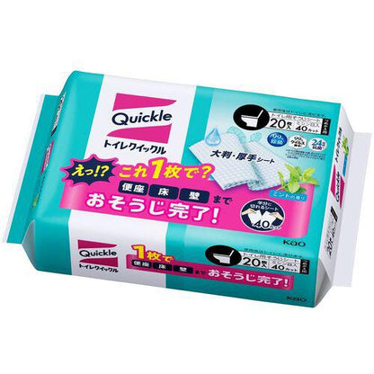 Kao トイレクイックル つめかえ用 ジャンボパック 20枚入 233424
