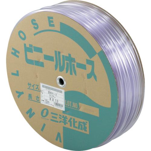 サンヨー 透明ホース8×10 100mドラム巻 TM-810D100T