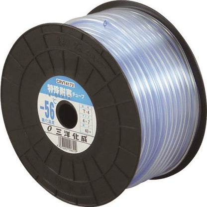 サンヨー 工業用ホース 特殊耐寒チューブ4×7(T-4) 長さ40m T-4
