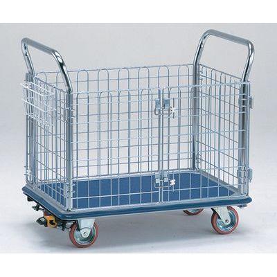 観音扉型金網台車
