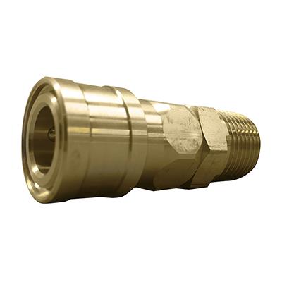低圧用片路開閉型クイックカップリングSM型(真鍮製) ＜NL＞