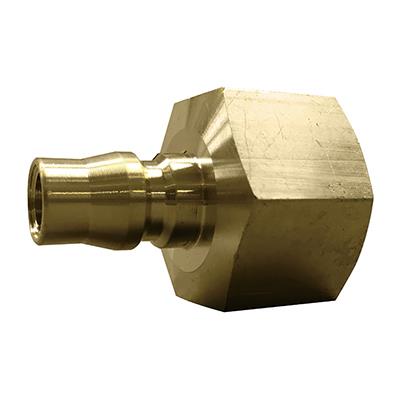 低圧用片路開閉型クイックカップリングPF型(真鍮製) ＜NL＞