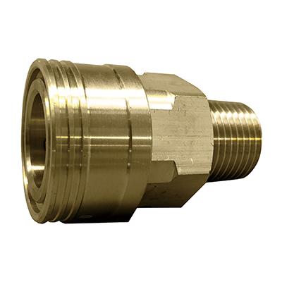 中・低圧用両路開放型クイックカップリングSM型 (真鍮製) ＜TS＞
