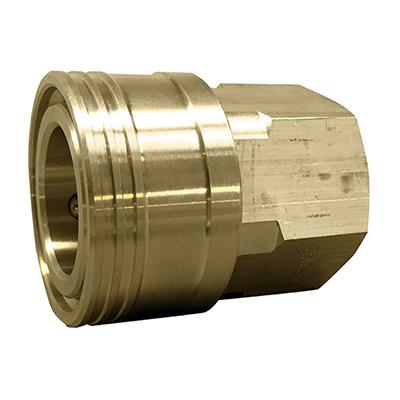 中・低圧用両路開放型クイックカップリングSF型(真鍮製) ＜TS＞